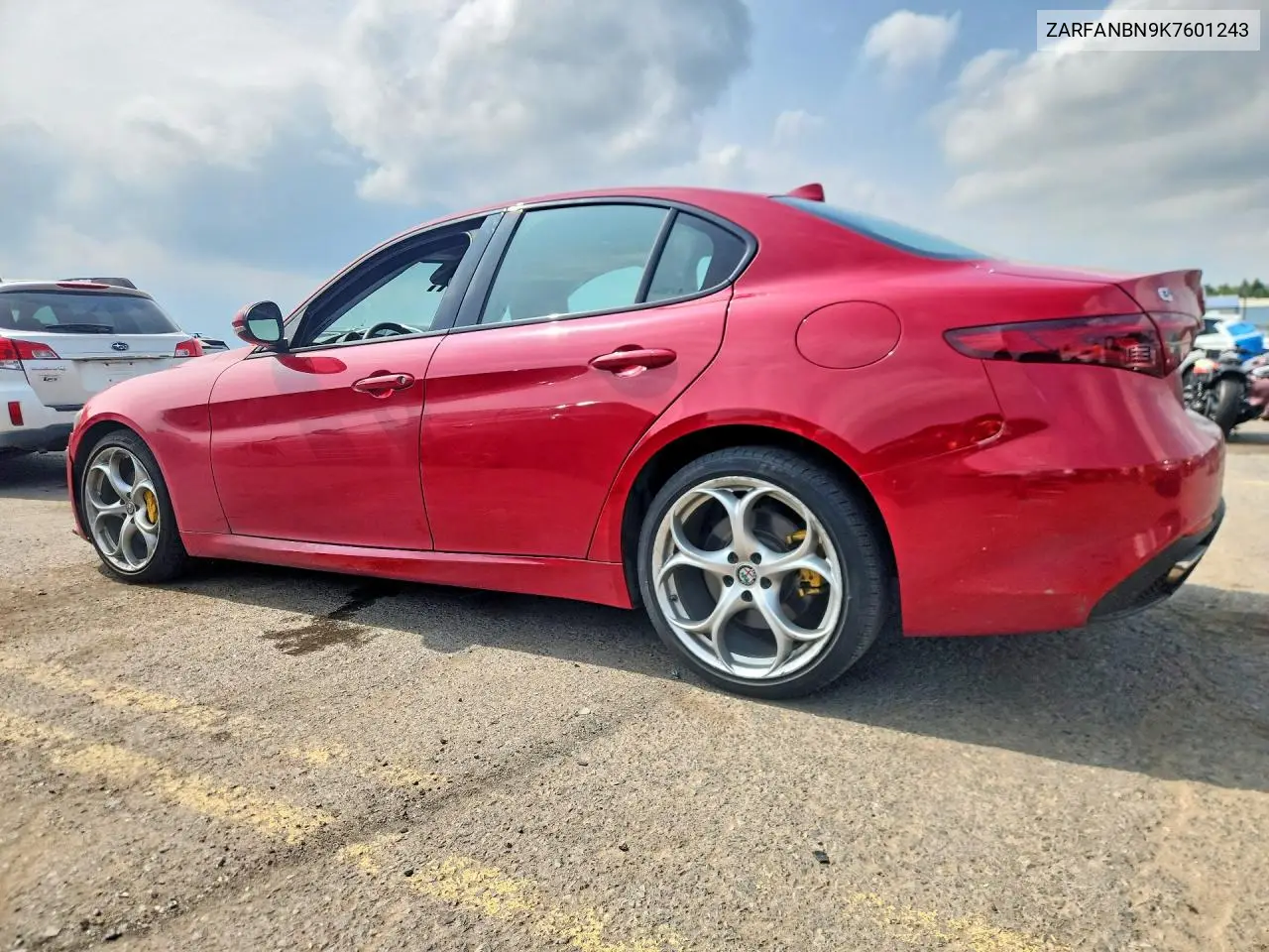 2019 Alfa Romeo Giulia Ti VIN: ZARFANBN9K7601243 Lot: 56315666