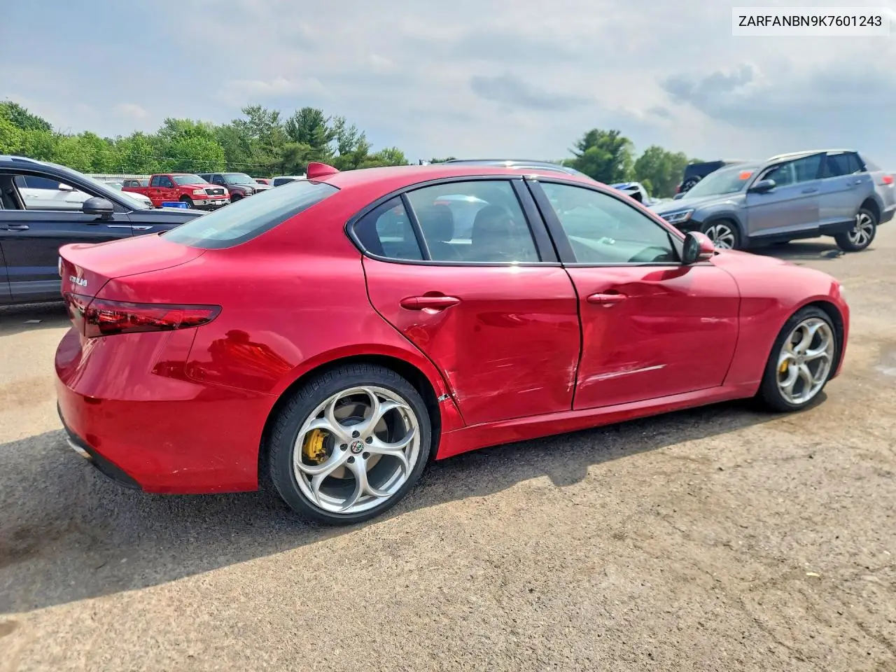 2019 Alfa Romeo Giulia Ti VIN: ZARFANBN9K7601243 Lot: 56315666