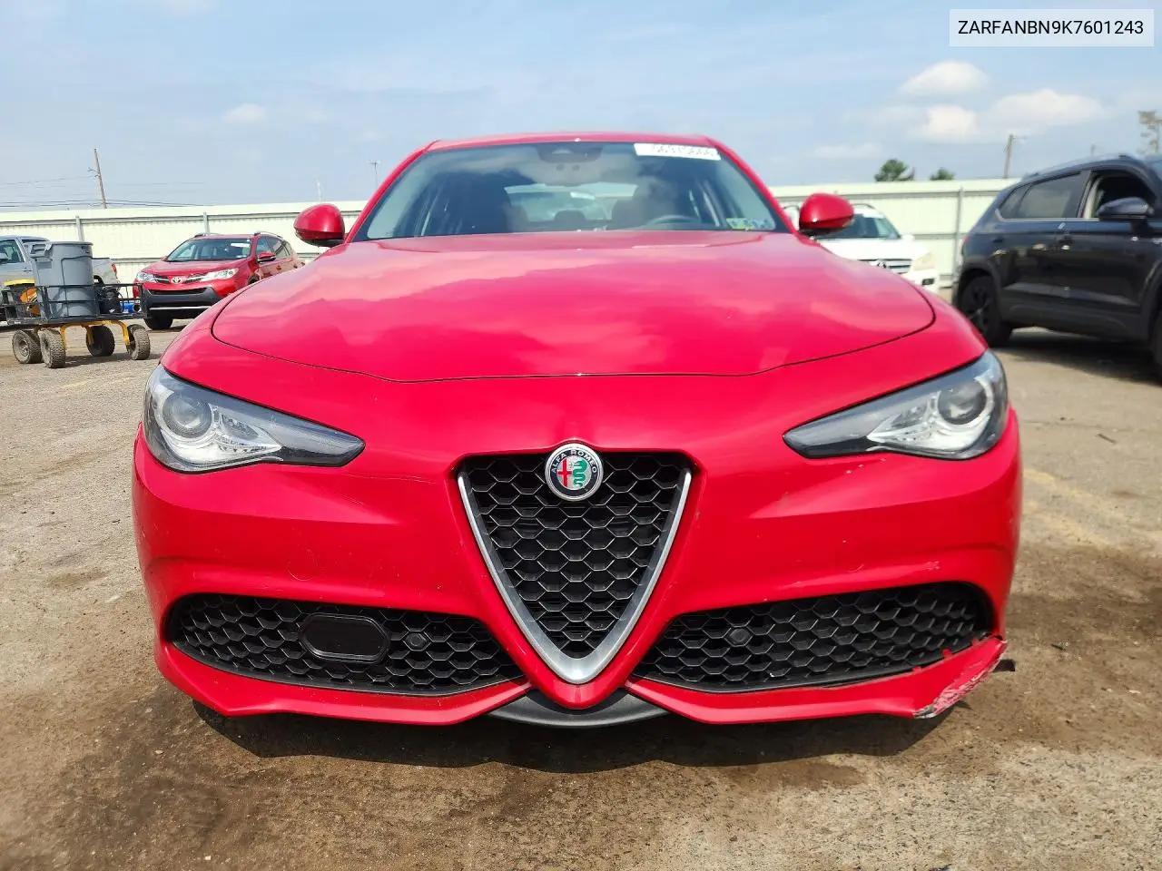 2019 Alfa Romeo Giulia Ti VIN: ZARFANBN9K7601243 Lot: 56315666