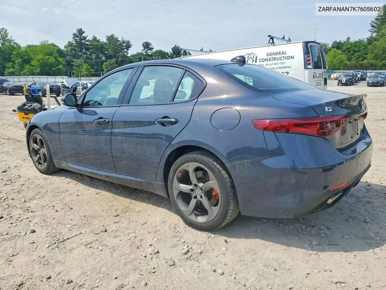 2019 Alfa Romeo Giulia VIN: ZARFANAN7K7605602 Lot: 56503516