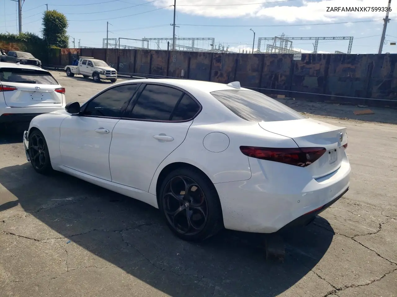 2019 Alfa Romeo Giulia VIN: ZARFAMANXK7599336 Lot: 57216806