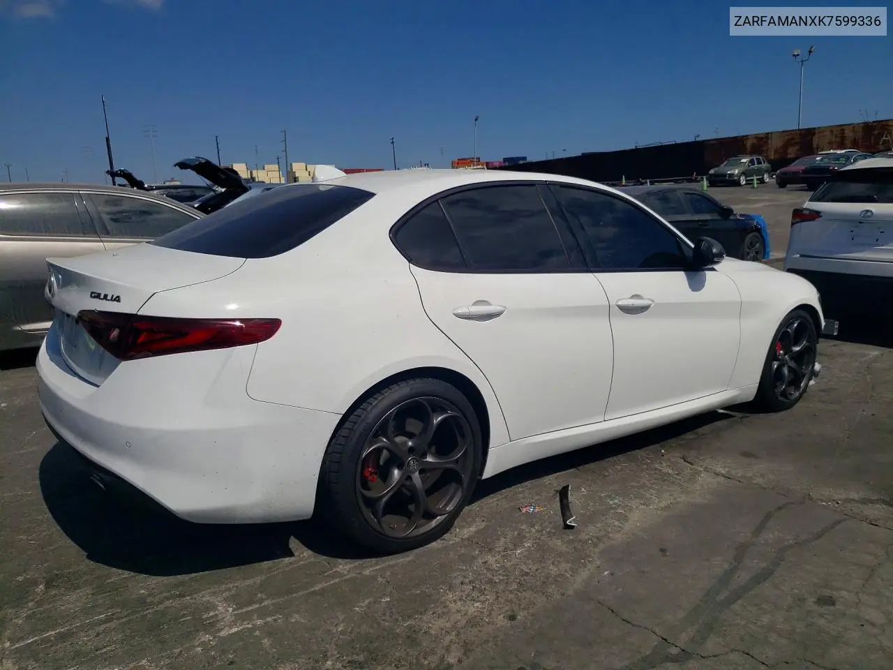 2019 Alfa Romeo Giulia VIN: ZARFAMANXK7599336 Lot: 57216806