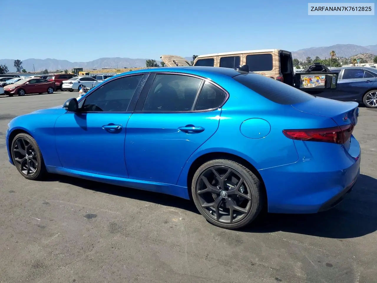 2019 Alfa Romeo Giulia VIN: ZARFANAN7K7612825 Lot: 57370046