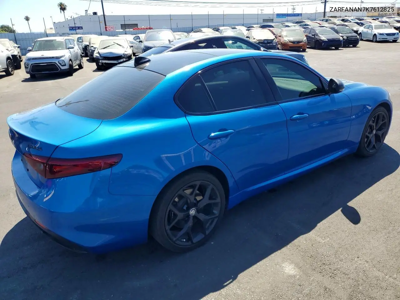 2019 Alfa Romeo Giulia VIN: ZARFANAN7K7612825 Lot: 57370046