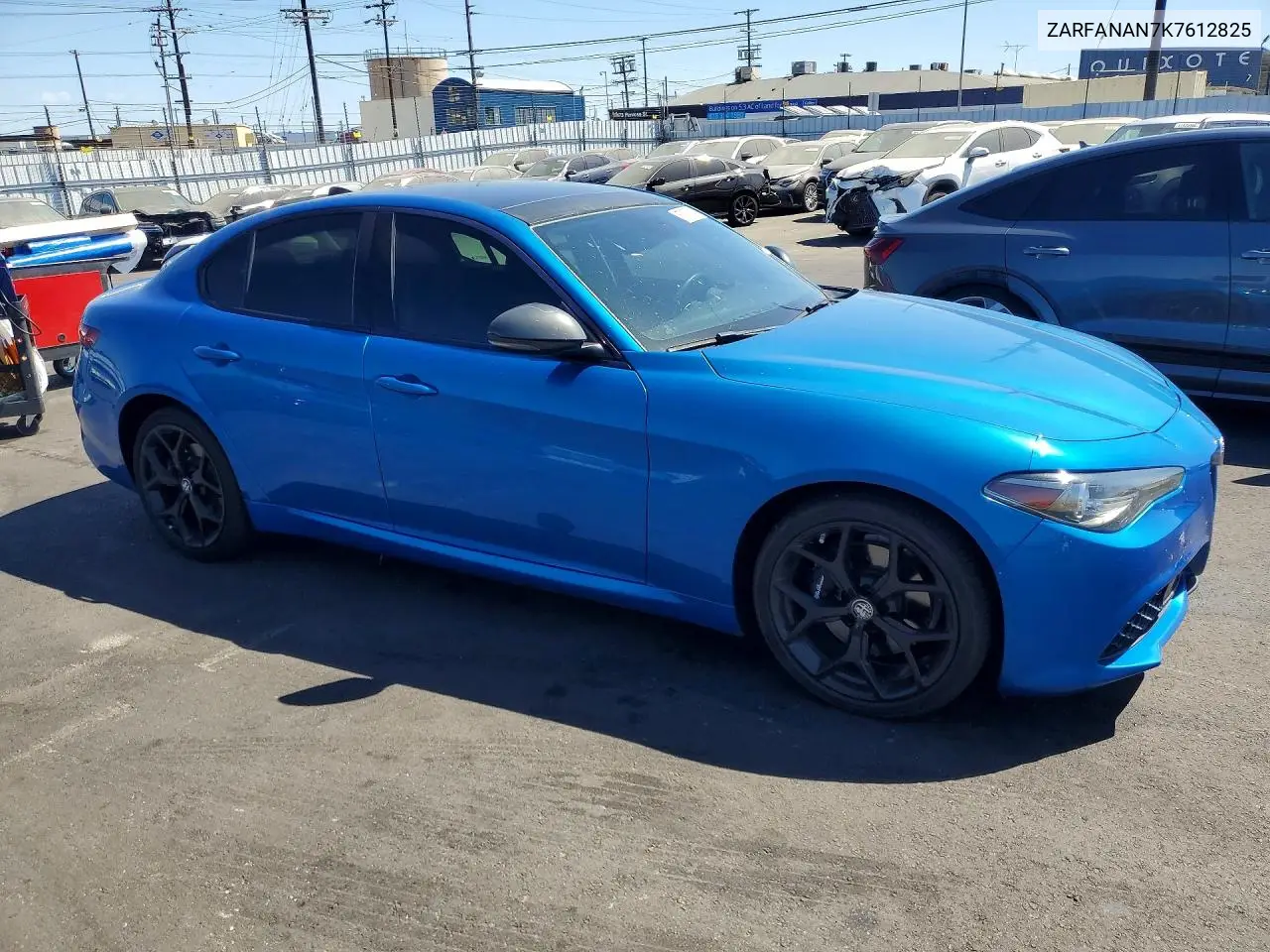 2019 Alfa Romeo Giulia VIN: ZARFANAN7K7612825 Lot: 57370046