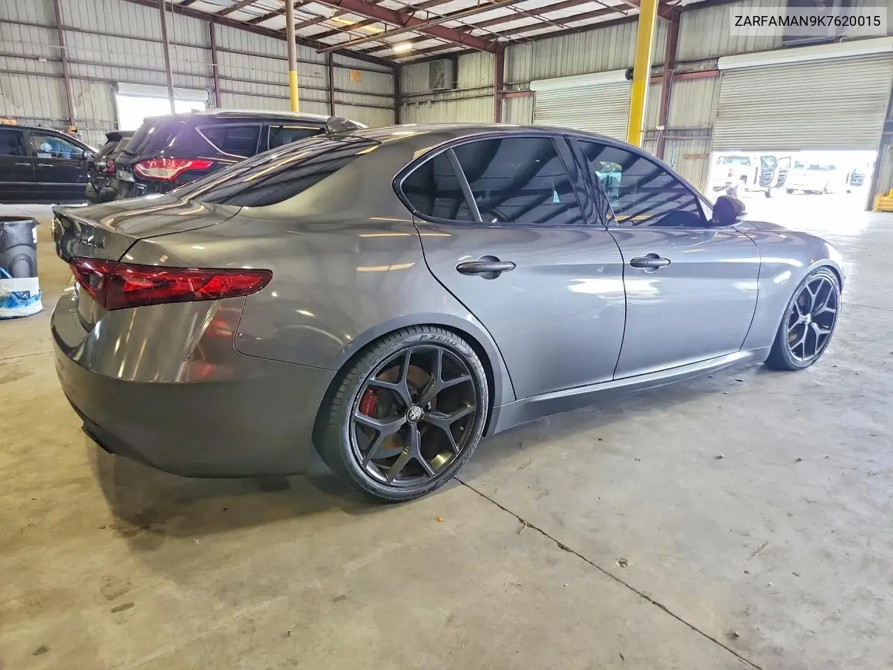2019 Alfa Romeo Giulia VIN: ZARFAMAN9K7620015 Lot: 59132286