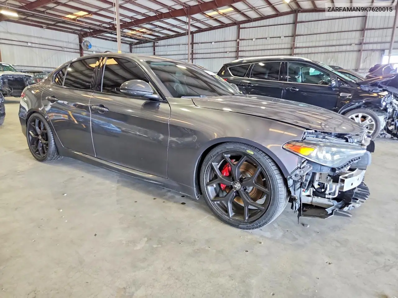 2019 Alfa Romeo Giulia VIN: ZARFAMAN9K7620015 Lot: 59132286
