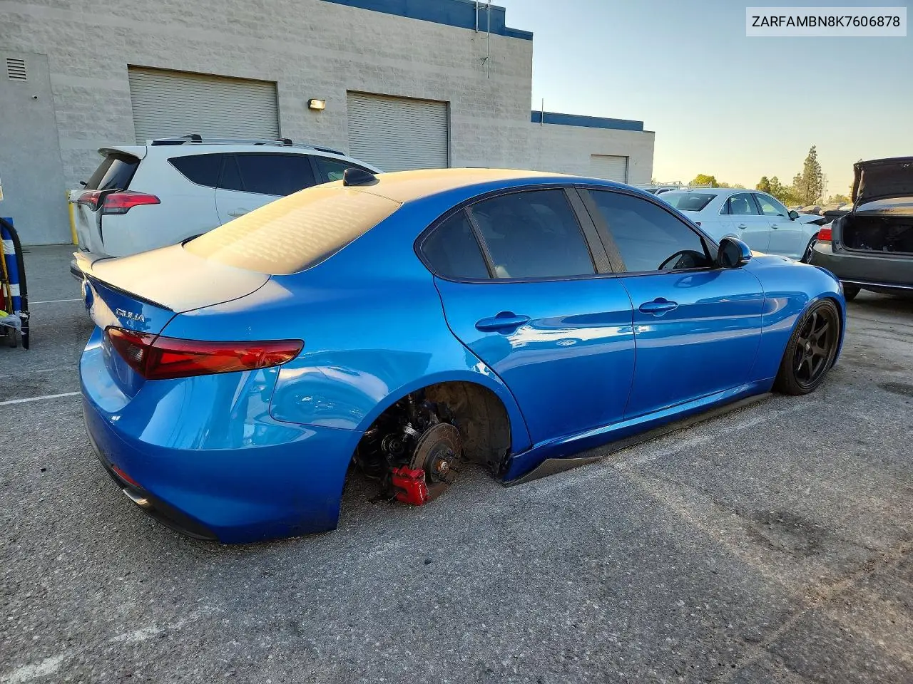 2019 Alfa Romeo Giulia Ti VIN: ZARFAMBN8K7606878 Lot: 59902916