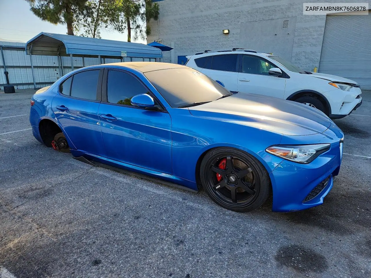 2019 Alfa Romeo Giulia Ti VIN: ZARFAMBN8K7606878 Lot: 59902916