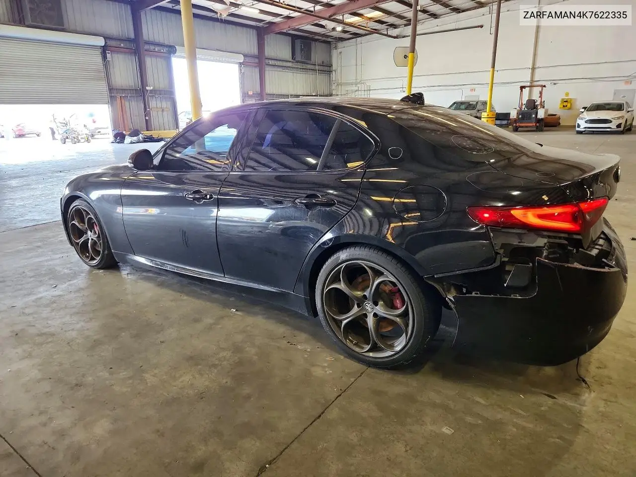 2019 Alfa Romeo Giulia VIN: ZARFAMAN4K7622335 Lot: 59984516