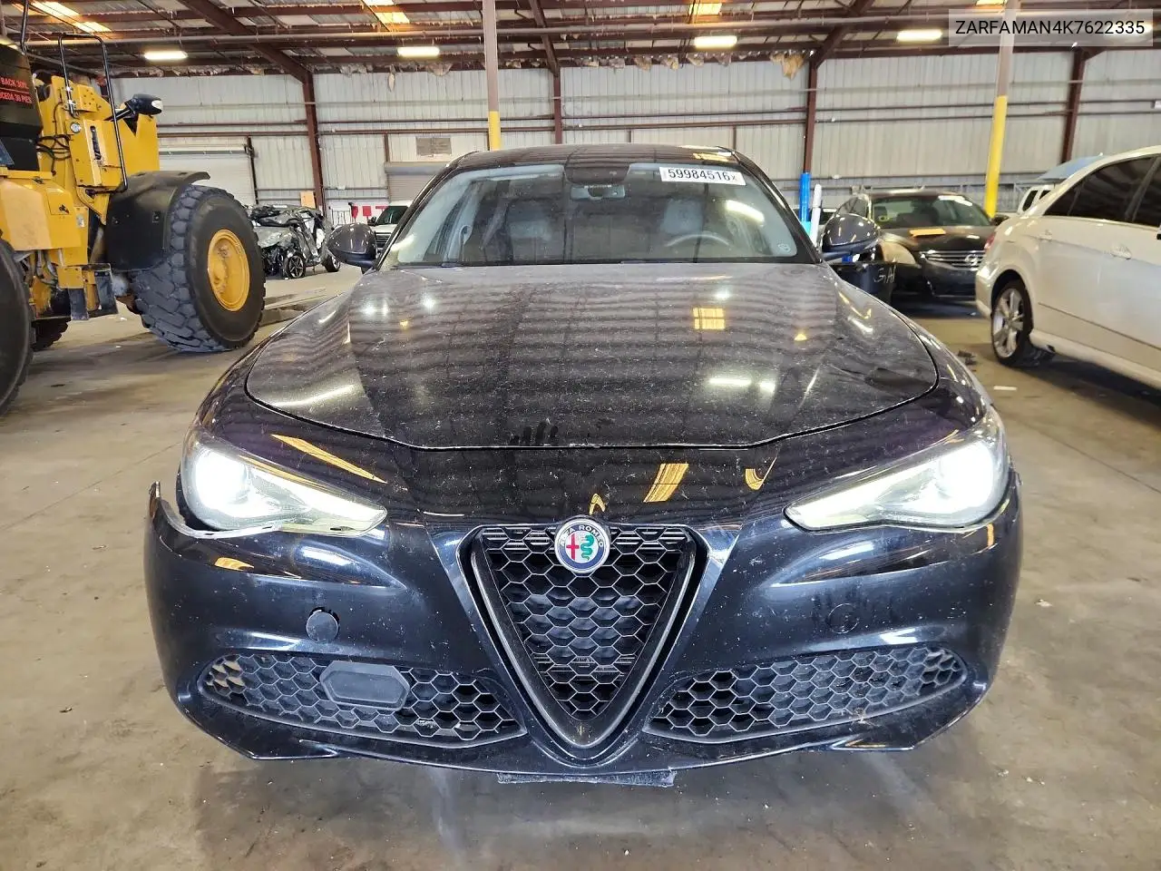 2019 Alfa Romeo Giulia VIN: ZARFAMAN4K7622335 Lot: 59984516