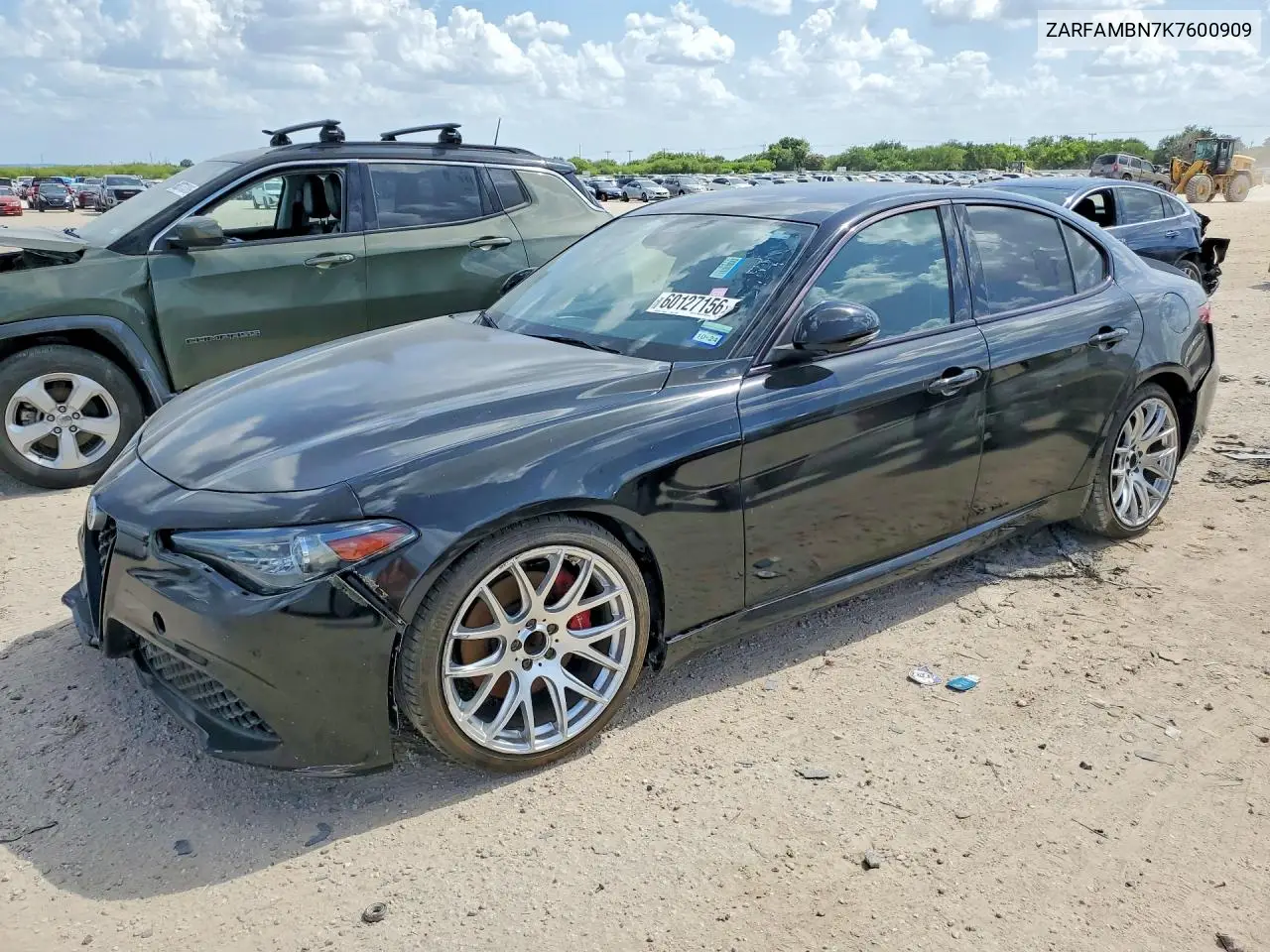 2019 Alfa Romeo Giulia Ti VIN: ZARFAMBN7K7600909 Lot: 60127156