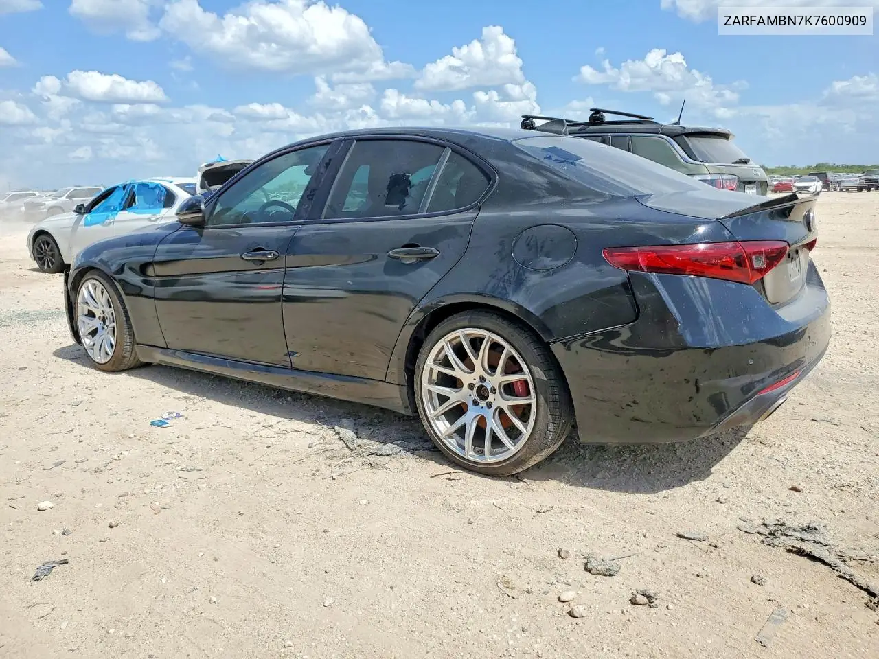 2019 Alfa Romeo Giulia Ti VIN: ZARFAMBN7K7600909 Lot: 60127156