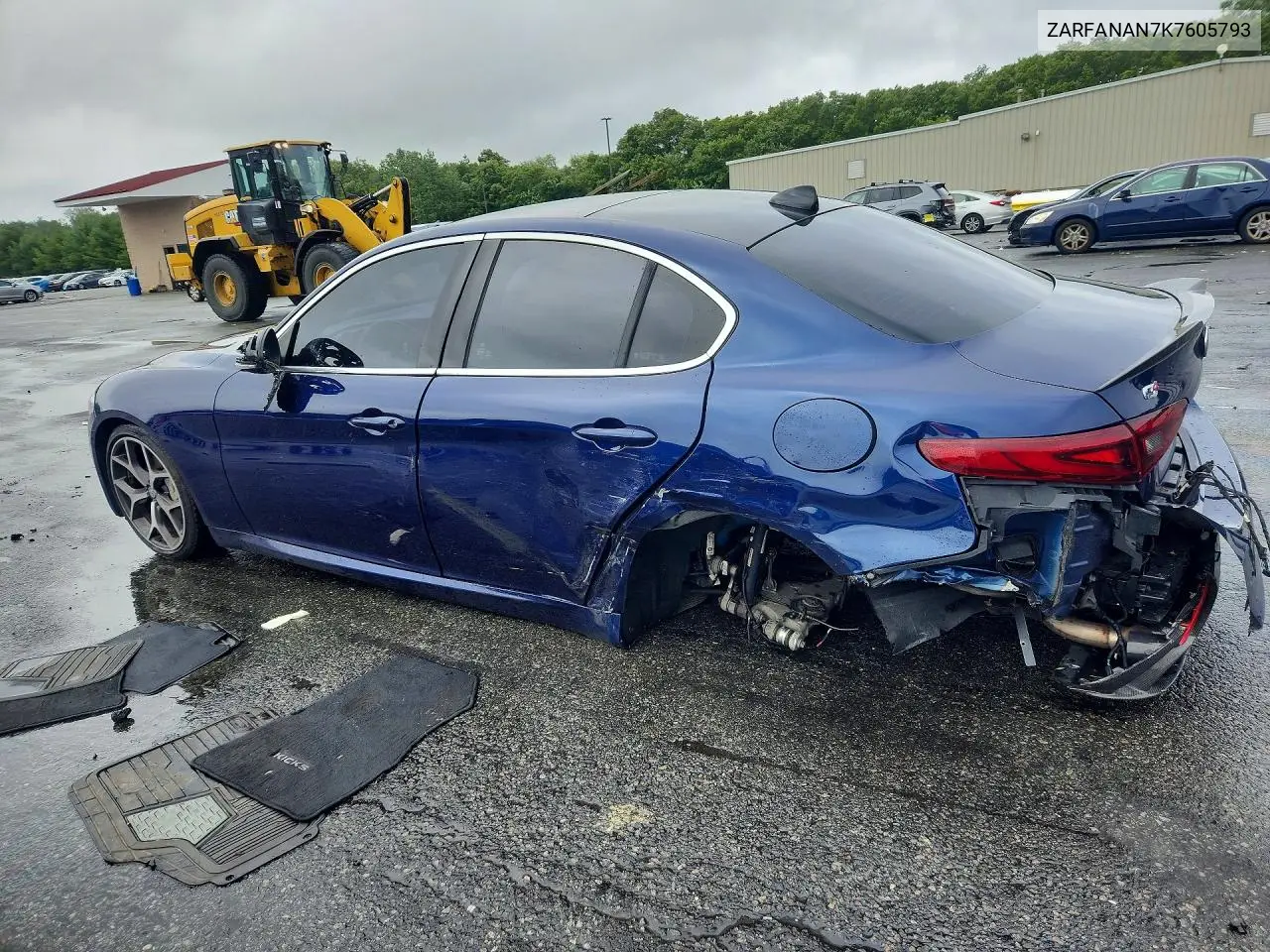 2019 Alfa Romeo Giulia VIN: ZARFANAN7K7605793 Lot: 60292036