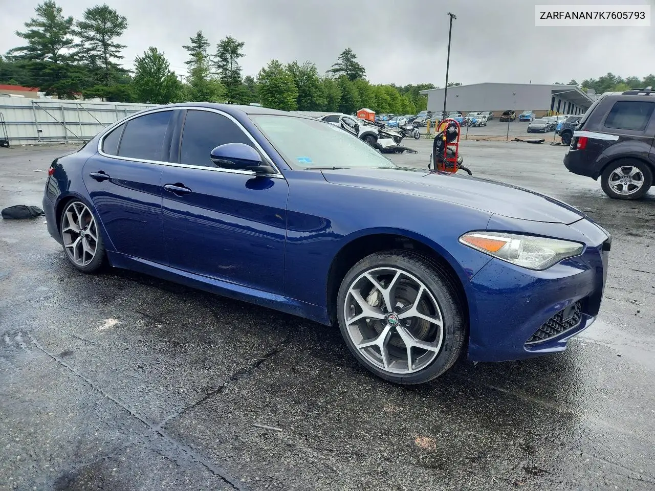 2019 Alfa Romeo Giulia VIN: ZARFANAN7K7605793 Lot: 60292036