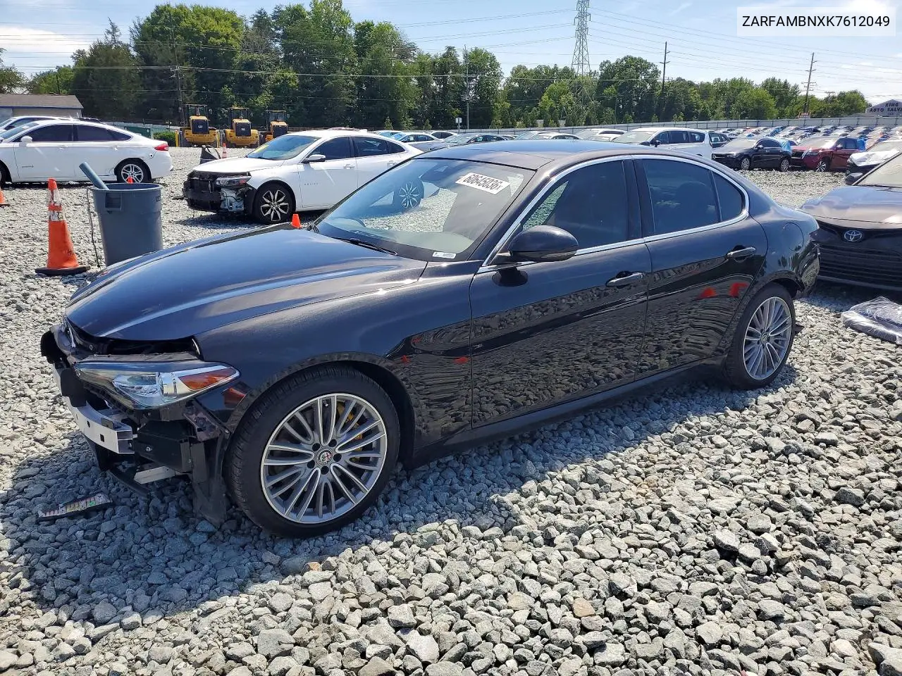 2019 Alfa Romeo Giulia Ti VIN: ZARFAMBNXK7612049 Lot: 60645036