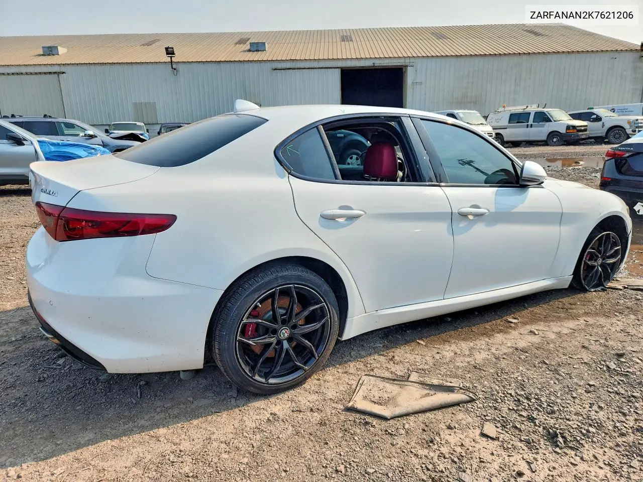 2019 Alfa Romeo Giulia VIN: ZARFANAN2K7621206 Lot: 60809196