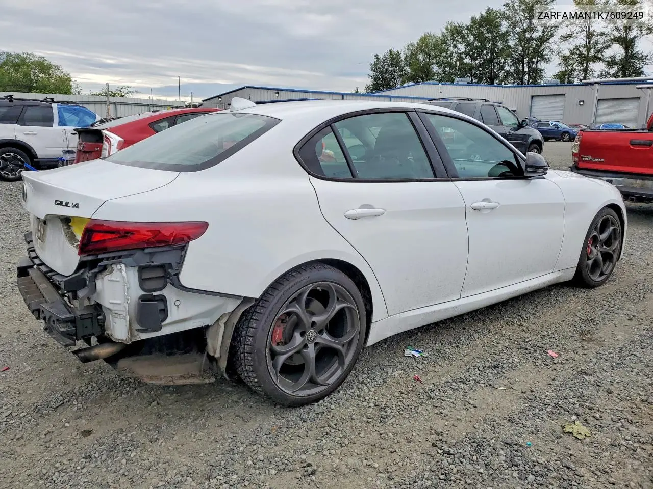 2019 Alfa Romeo Giulia VIN: ZARFAMAN1K7609249 Lot: 61424706