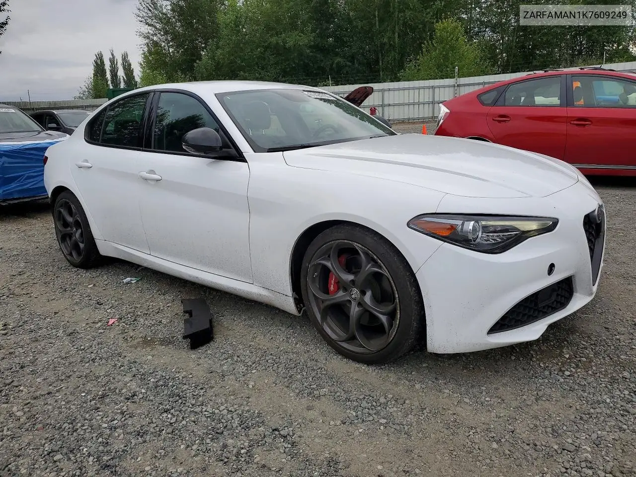 2019 Alfa Romeo Giulia VIN: ZARFAMAN1K7609249 Lot: 61424706