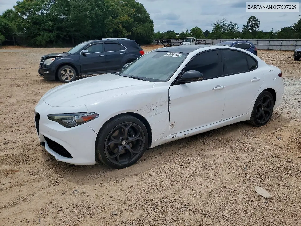 2019 Alfa Romeo Giulia VIN: ZARFANANXK7607229 Lot: 61709186