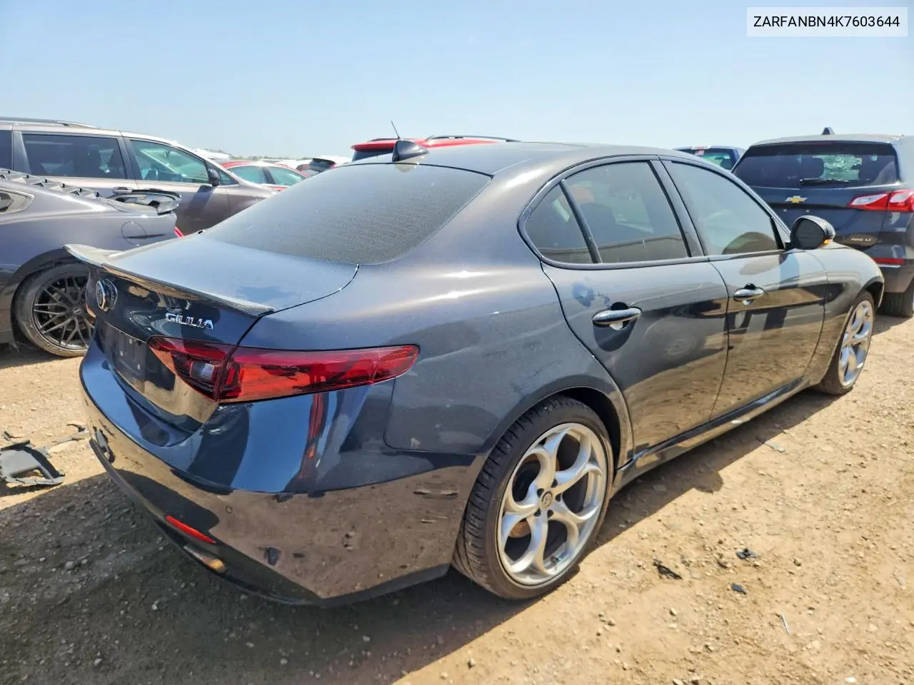 2019 Alfa Romeo Giulia Ti VIN: ZARFANBN4K7603644 Lot: 85962395