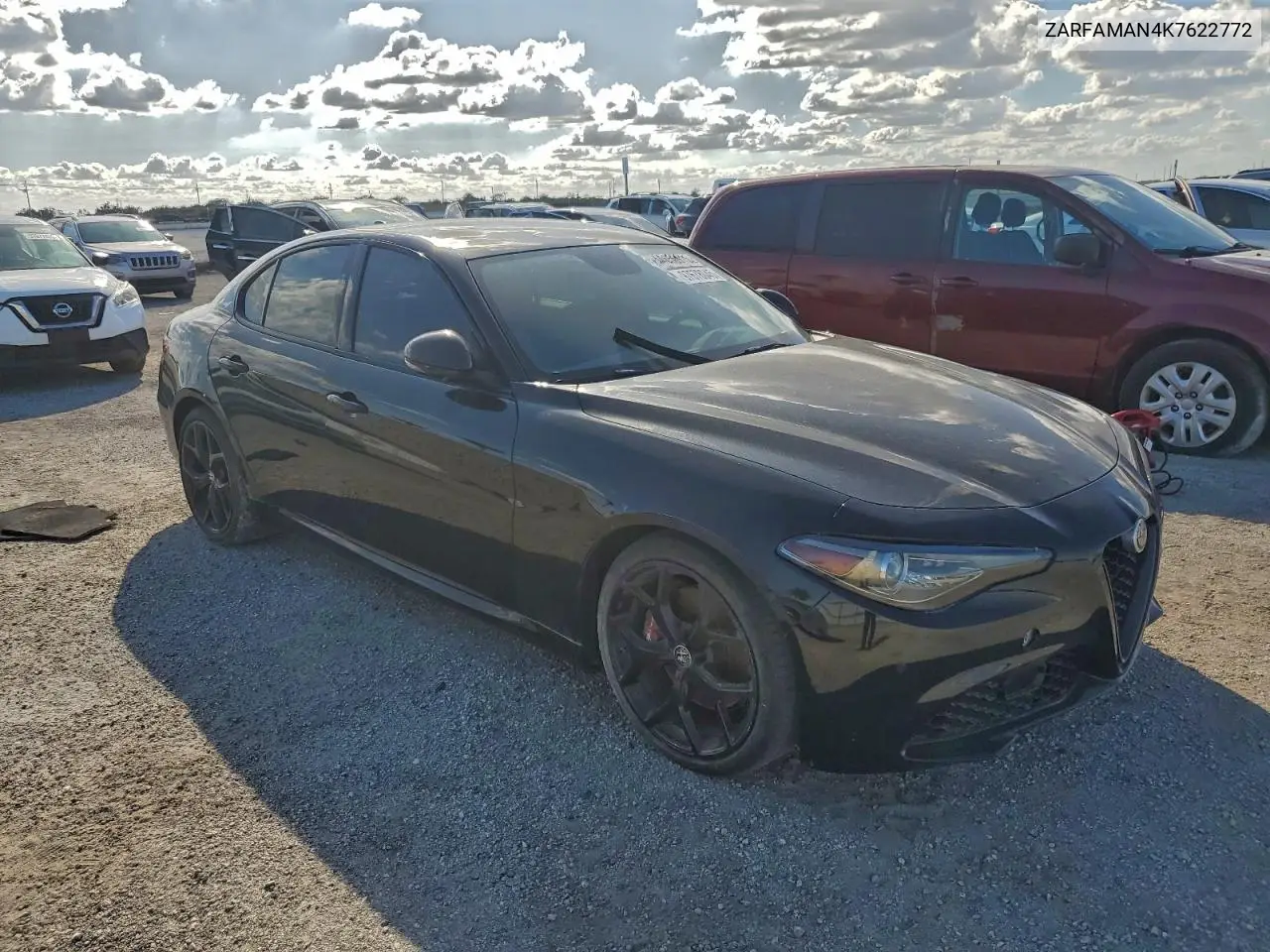 2019 Alfa Romeo Giulia VIN: ZARFAMAN4K7622772 Lot: 97678045