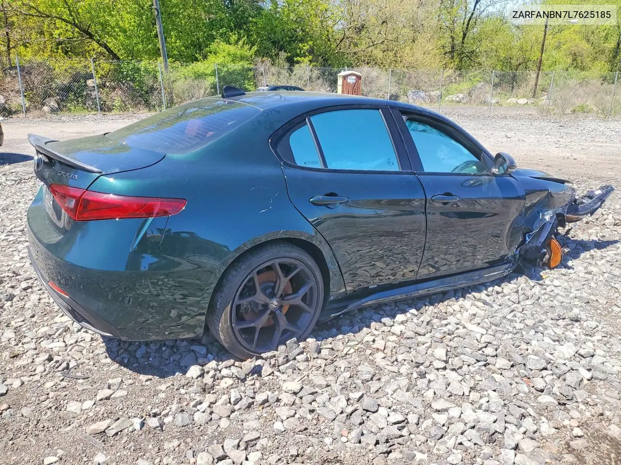 2020 Alfa Romeo Giulia Ti VIN: ZARFANBN7L7625185 Lot: 51004786