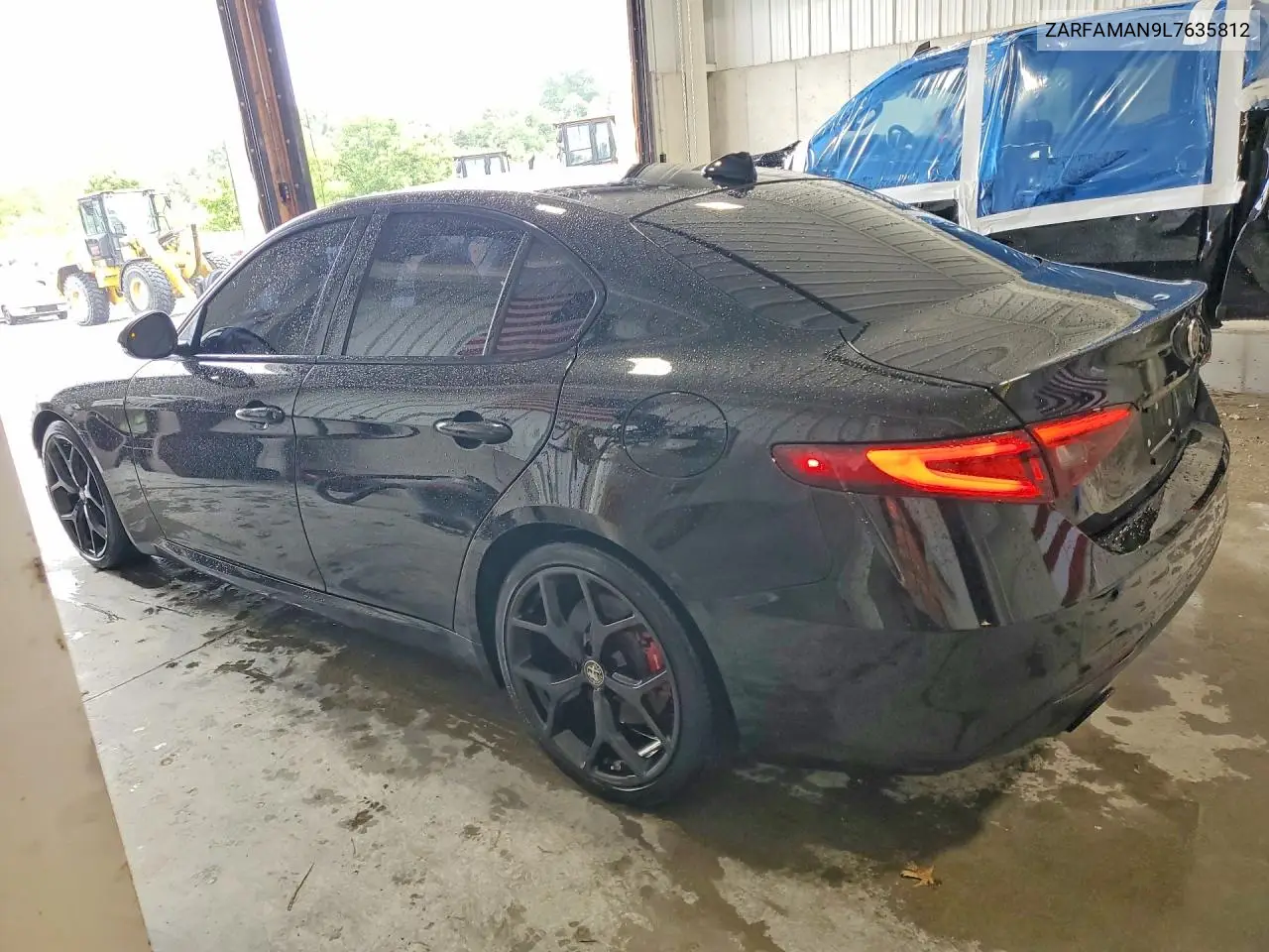 2020 Alfa Romeo Giulia VIN: ZARFAMAN9L7635812 Lot: 54430446