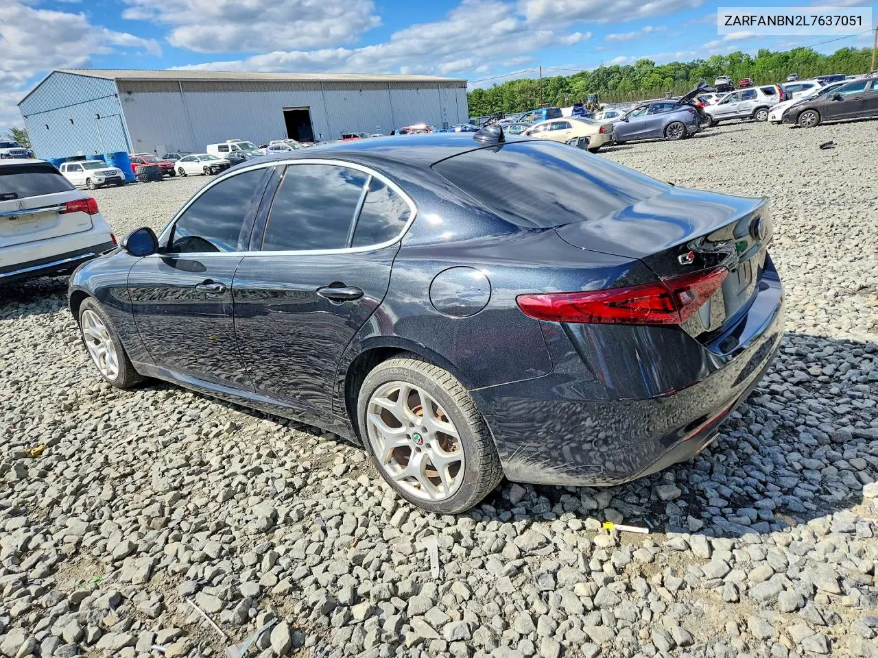 2020 Alfa Romeo Giulia Ti VIN: ZARFANBN2L7637051 Lot: 57144566