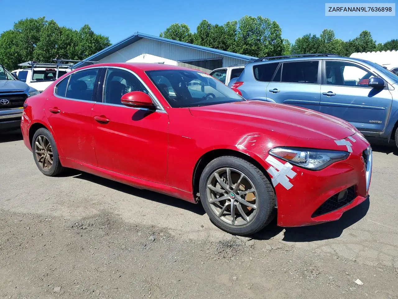 2020 Alfa Romeo Giulia VIN: ZARFANAN9L7636898 Lot: 57191976