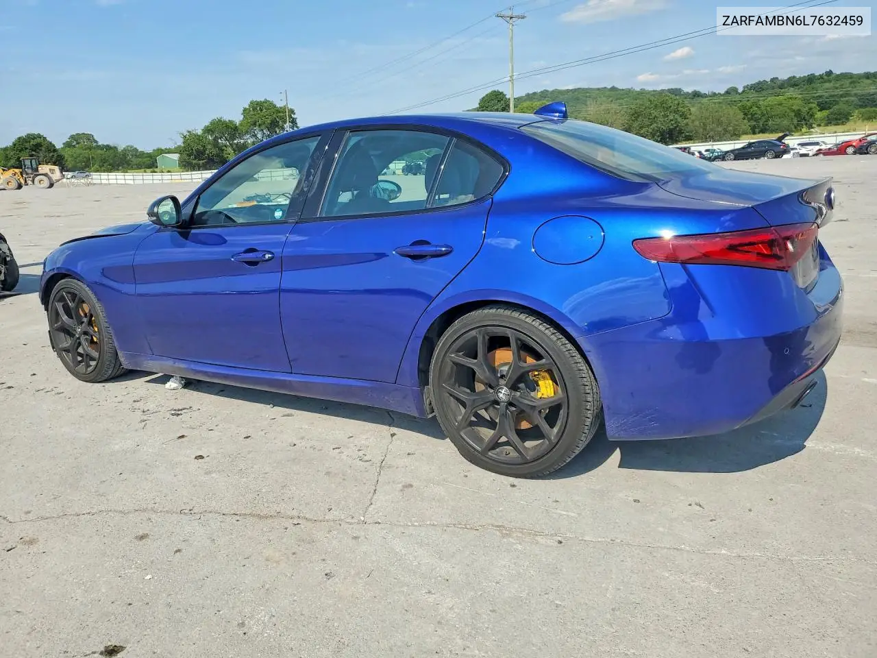 2020 Alfa Romeo Giulia Ti VIN: ZARFAMBN6L7632459 Lot: 58544536