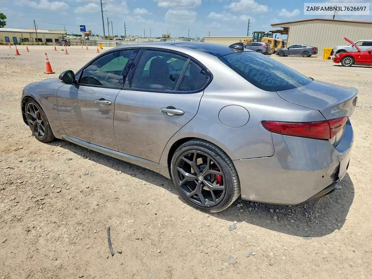 2020 Alfa Romeo Giulia Ti VIN: ZARFAMBN3L7626697 Lot: 59226576