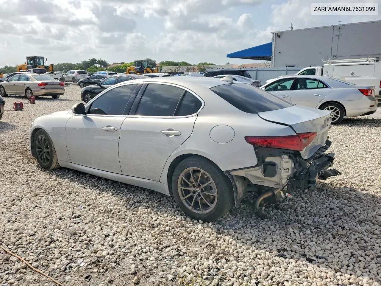 2020 Alfa Romeo Giulia VIN: ZARFAMAN6L7631099 Lot: 60491816