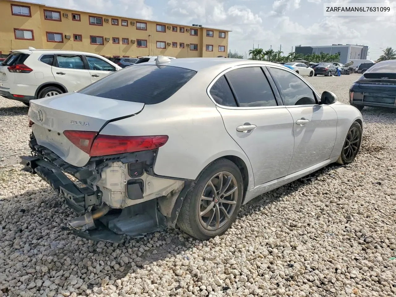 2020 Alfa Romeo Giulia VIN: ZARFAMAN6L7631099 Lot: 60491816