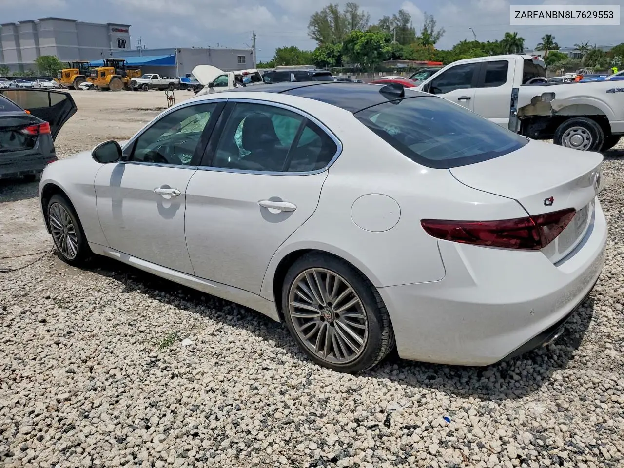 2020 Alfa Romeo Giulia Ti VIN: ZARFANBN8L7629553 Lot: 60615016