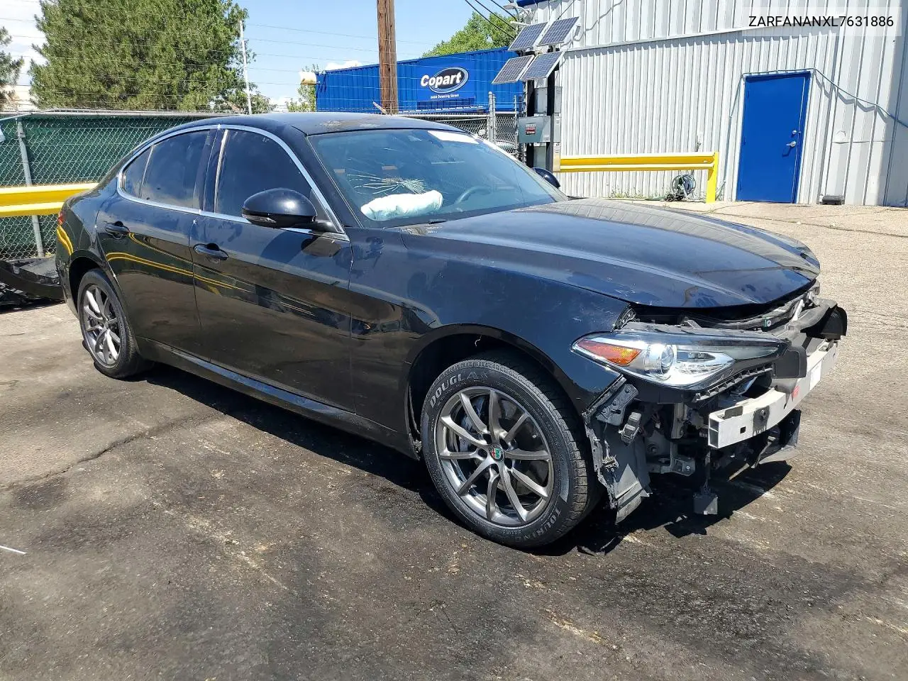 2020 Alfa Romeo Giulia VIN: ZARFANANXL7631886 Lot: 61819926
