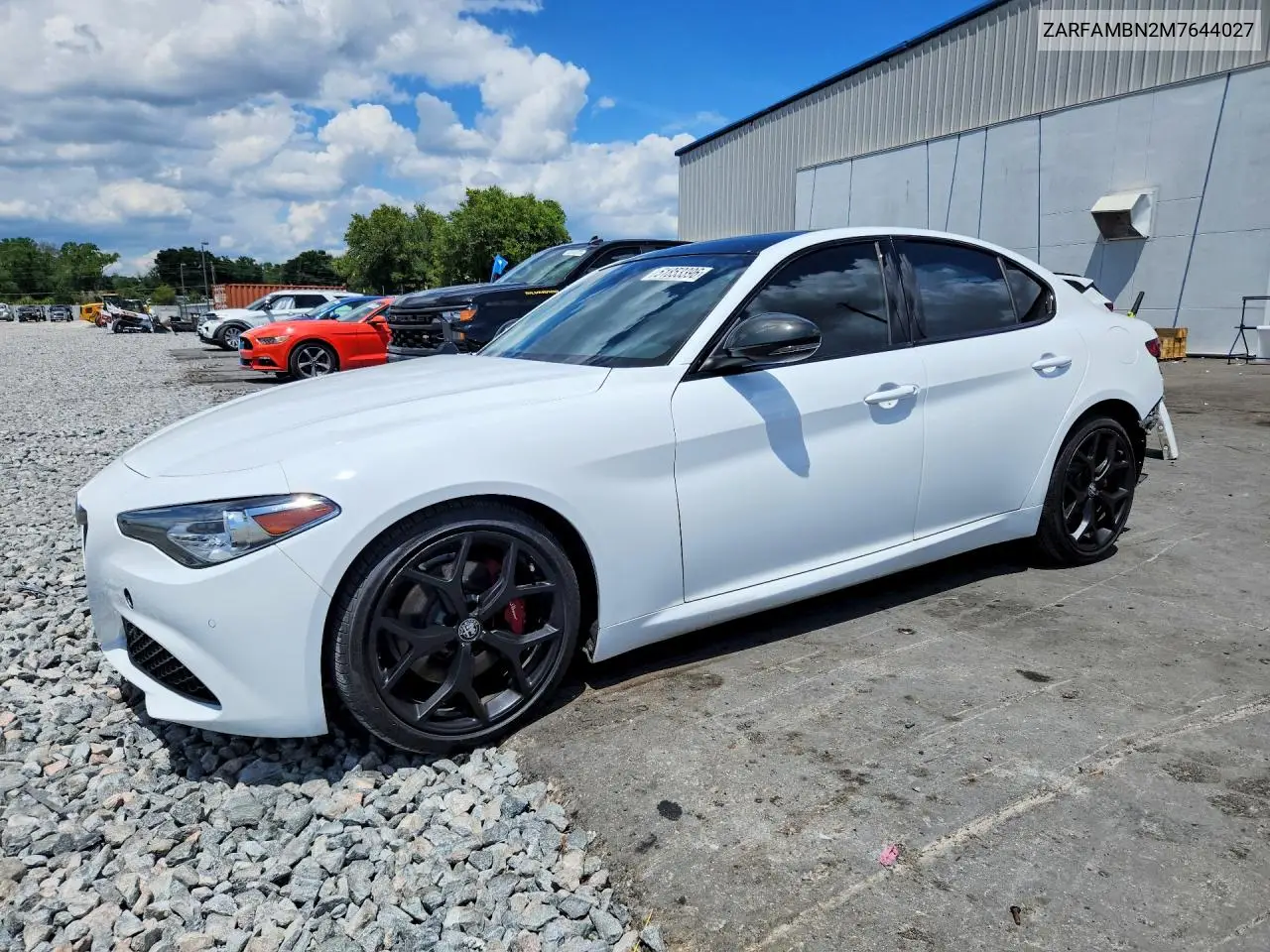2021 Alfa Romeo Giulia Ti VIN: ZARFAMBN2M7644027 Lot: 51853396