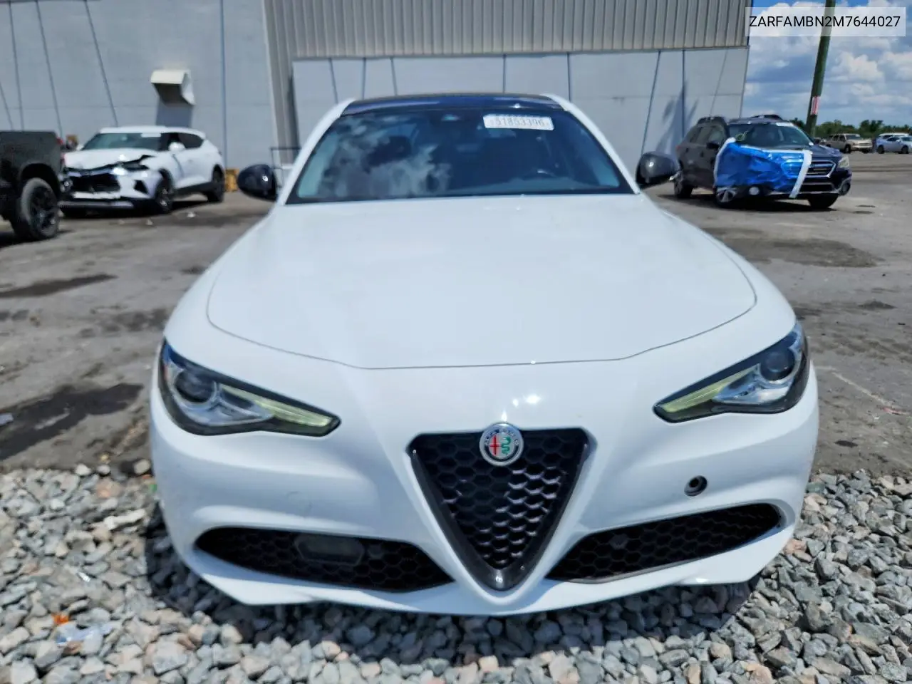 2021 Alfa Romeo Giulia Ti VIN: ZARFAMBN2M7644027 Lot: 51853396
