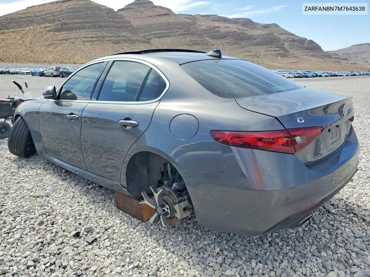 2021 Alfa Romeo Giulia VIN: ZARFANBN7M7643638 Lot: 53428866