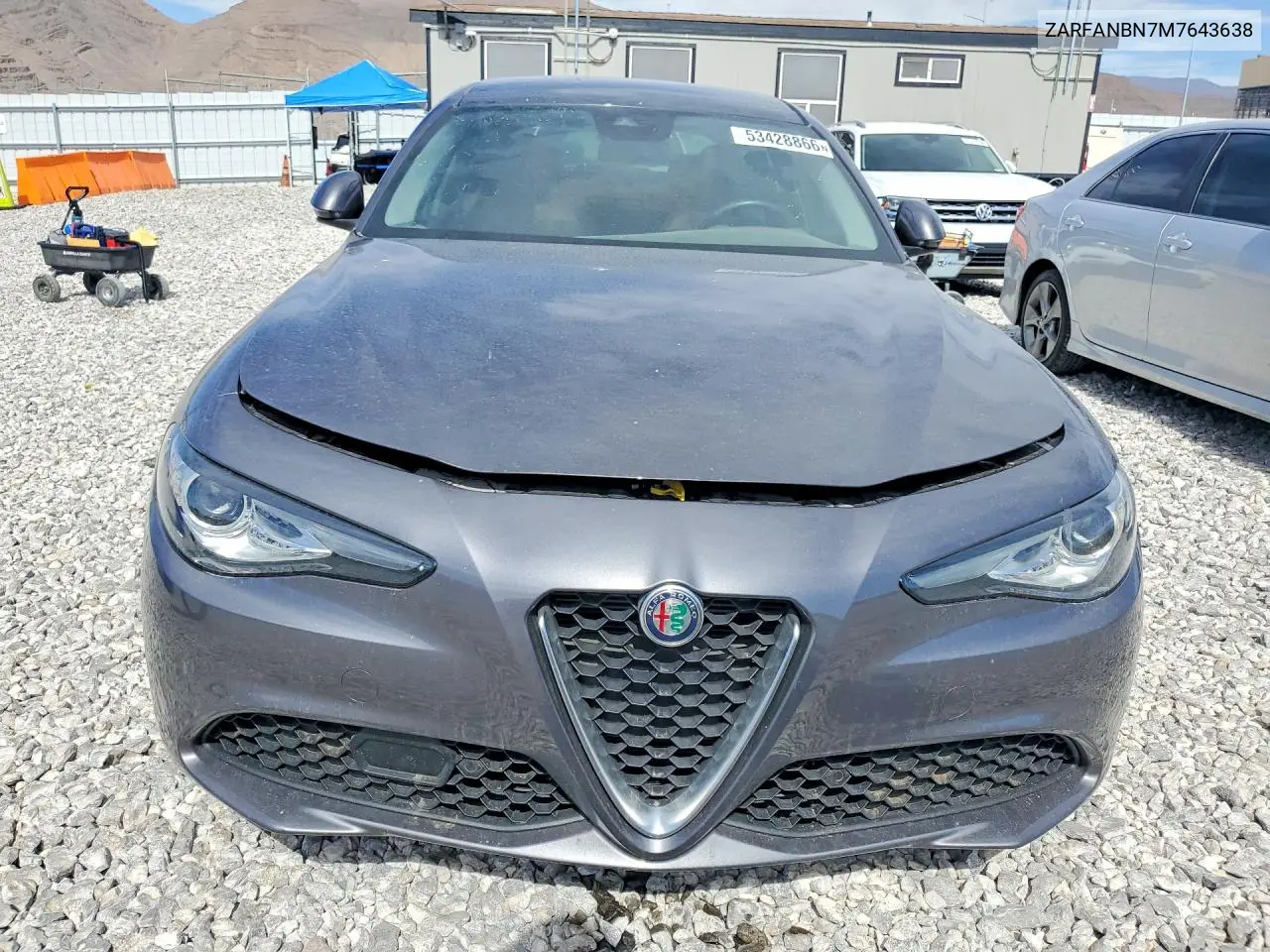 2021 Alfa Romeo Giulia VIN: ZARFANBN7M7643638 Lot: 53428866