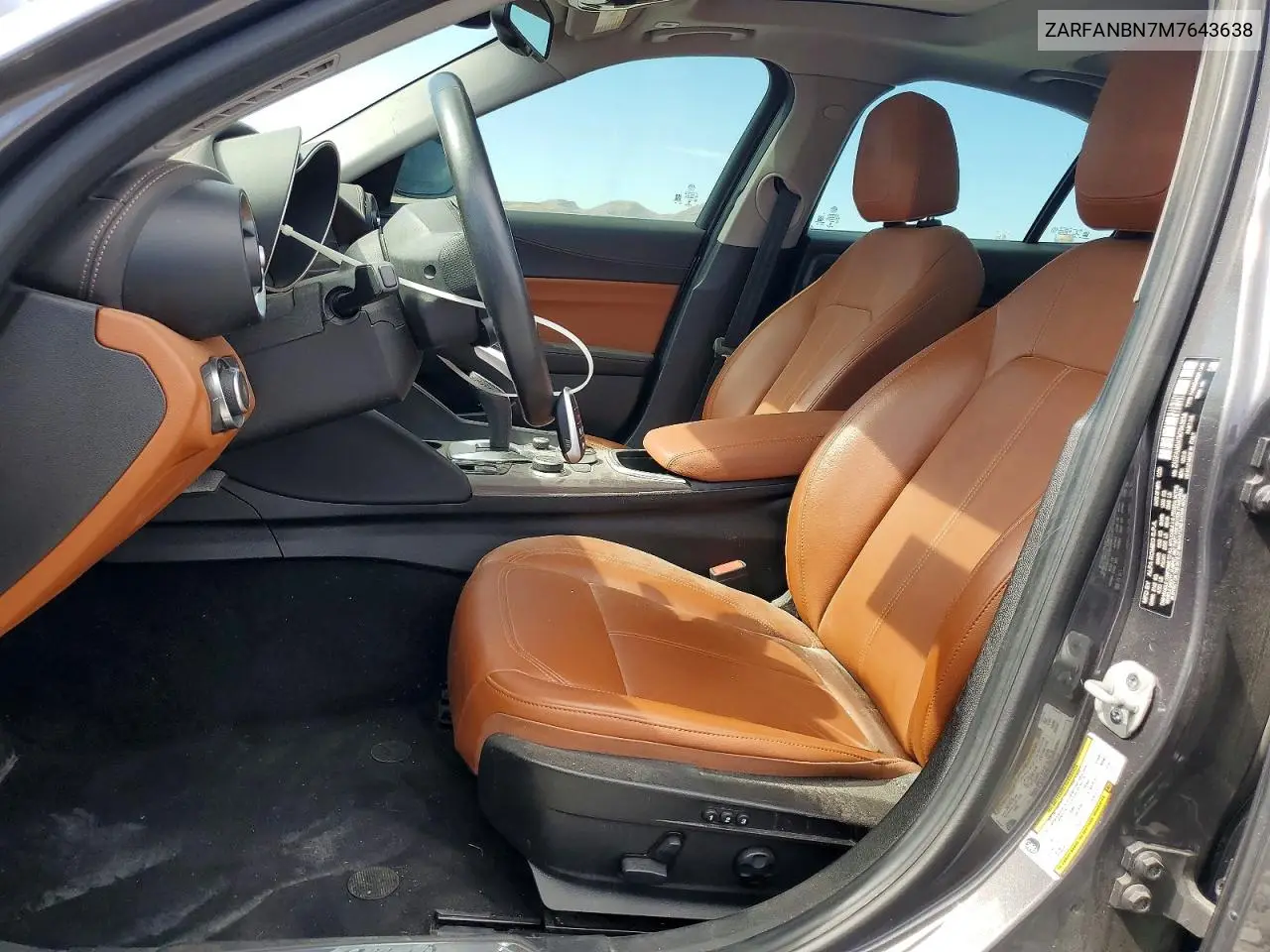 2021 Alfa Romeo Giulia VIN: ZARFANBN7M7643638 Lot: 53428866