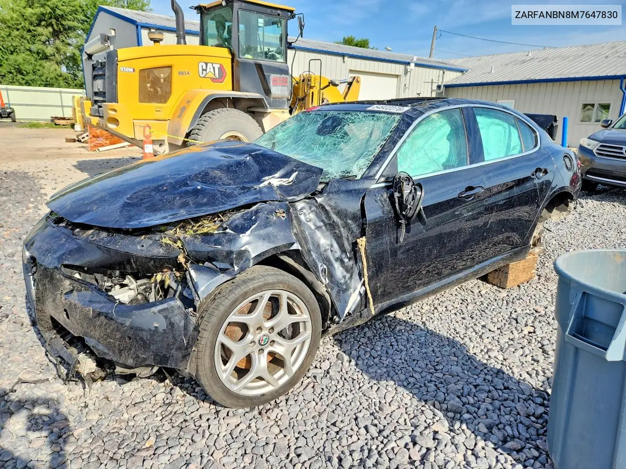 2021 Alfa Romeo Giulia Ti VIN: ZARFANBN8M7647830 Lot: 54922276