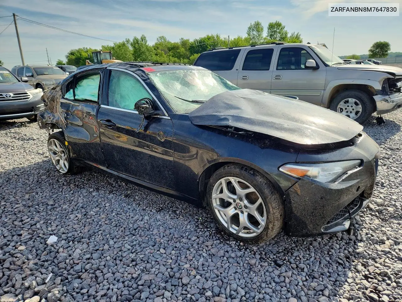 2021 Alfa Romeo Giulia Ti VIN: ZARFANBN8M7647830 Lot: 54922276