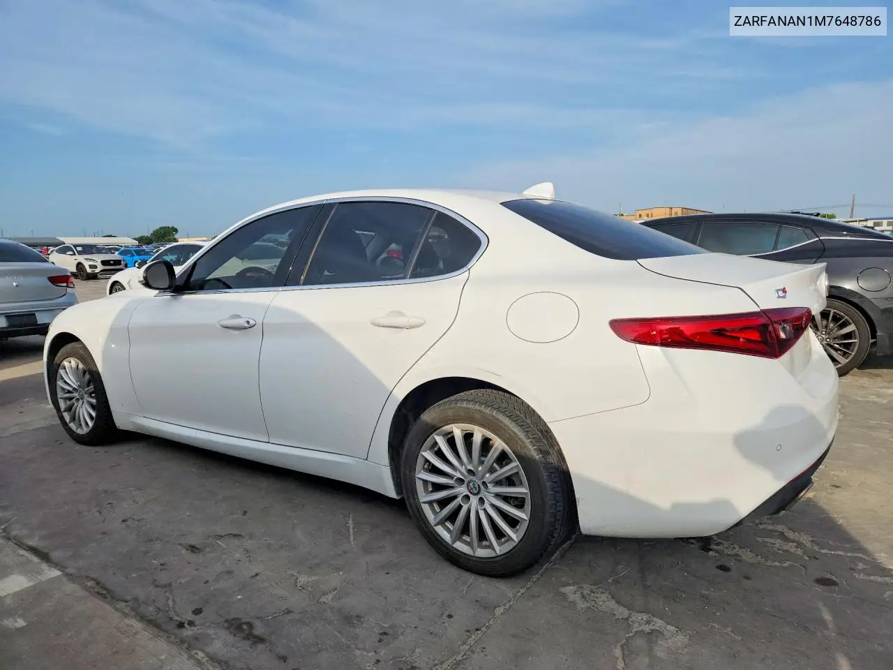 2021 Alfa Romeo Giulia Sport VIN: ZARFANAN1M7648786 Lot: 58972416