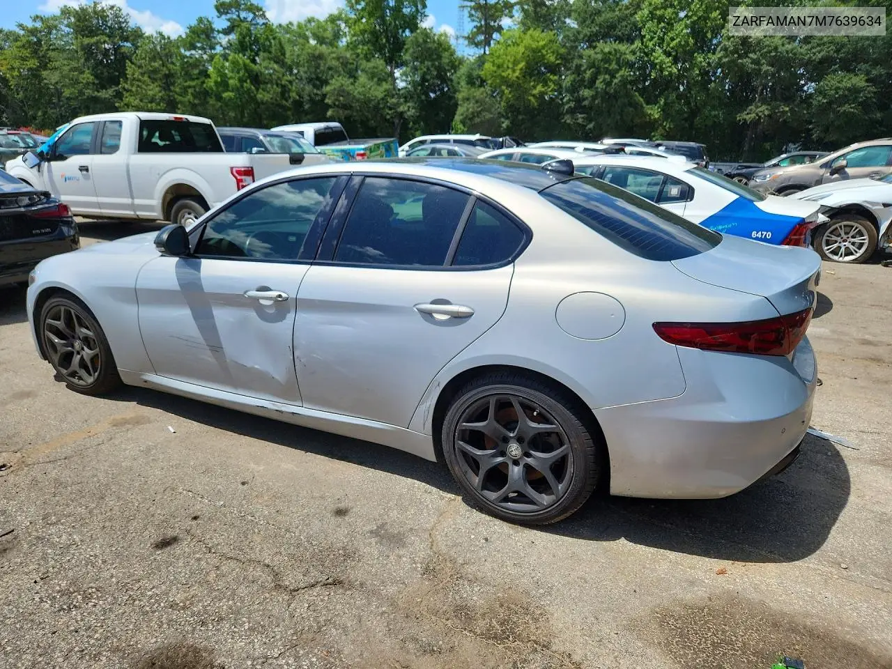 2021 Alfa Romeo Giulia Sport VIN: ZARFAMAN7M7639634 Lot: 61164846