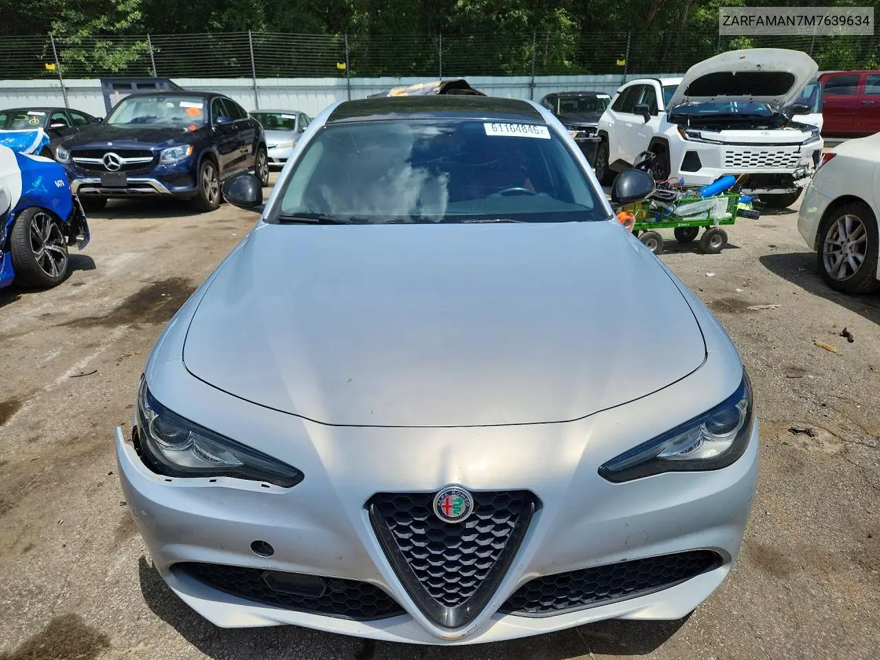 2021 Alfa Romeo Giulia Sport VIN: ZARFAMAN7M7639634 Lot: 61164846