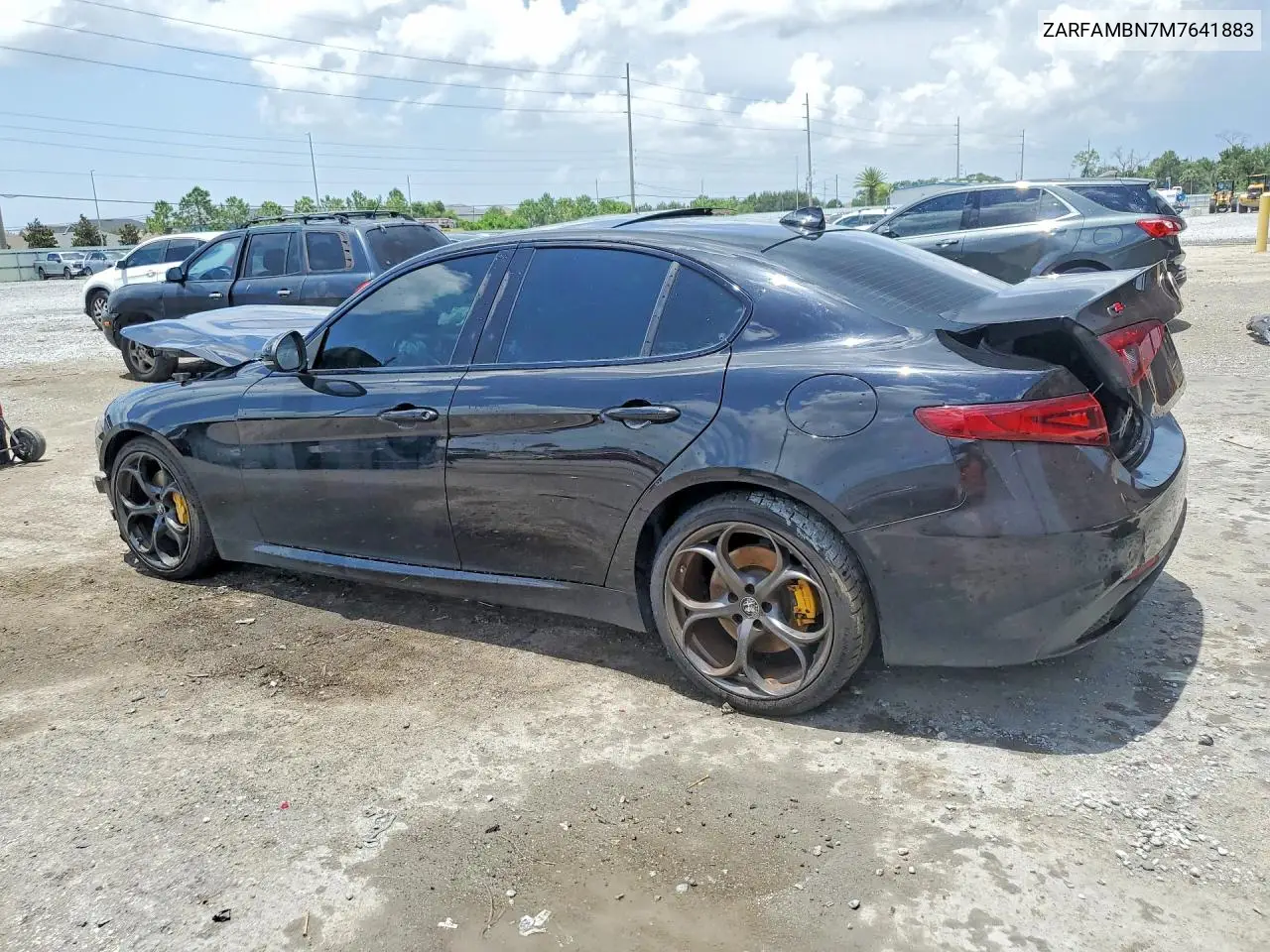 ZARFAMBN7M7641883 2021 Alfa Romeo Giulia Ti