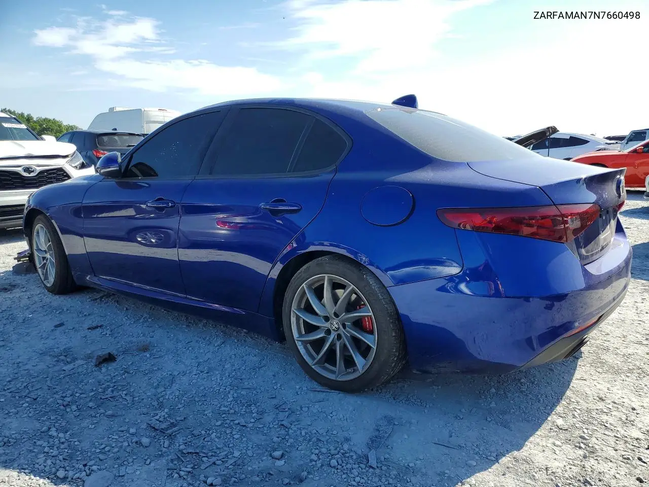 2022 Alfa Romeo Giulia VIN: ZARFAMAN7N7660498 Lot: 41629556