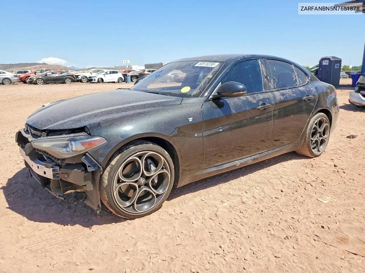 2022 Alfa Romeo Giulia Super VIN: ZARFANBN5N7661878 Lot: 50515236