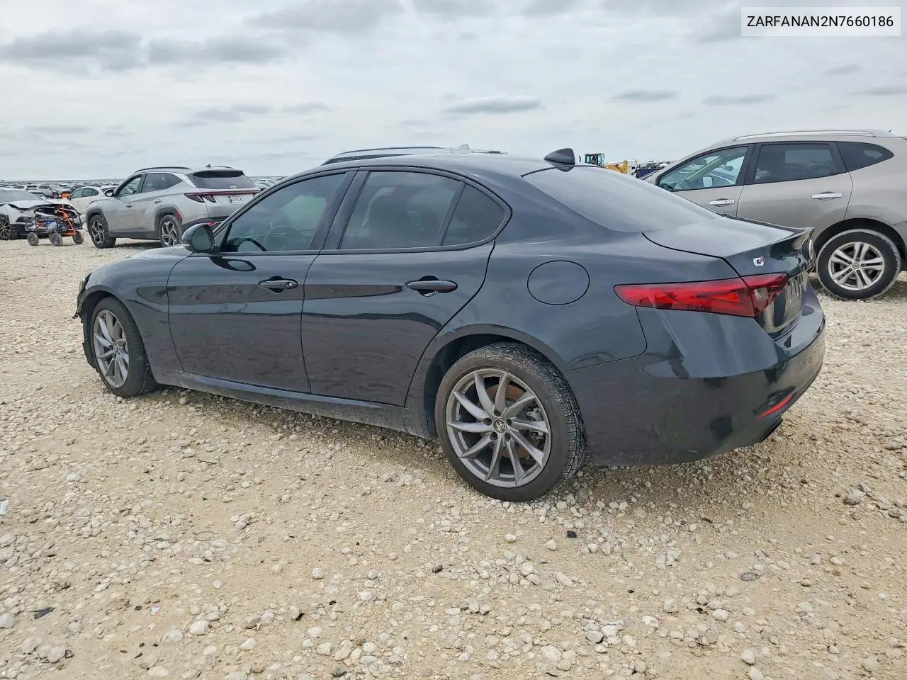 2022 Alfa Romeo Giulia VIN: ZARFANAN2N7660186 Lot: 54170646